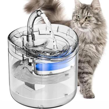 Imagem de Fonte Bebedouro Agua Gato Pet Cachorro Gatinho 2 Litros Silenciosa Usb