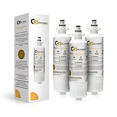 Imagem de Filtro de água de reposição certificado QuickParts QPD-01 NSF 42 compatível com modelos LG LT700P, Kenmore 46-9690, ADQ36006101, ADQ36006101-S, ADQ36006102, 3 Pack, 1