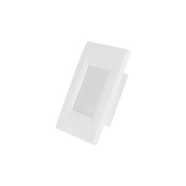 Imagem de Balizador Blumenau Litten Embutir Led 2w Bivolt Branco 3000k Luz Amarela