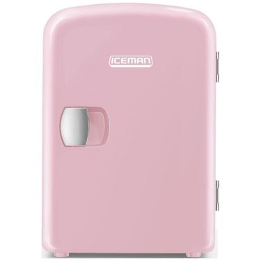 Imagem de Geladeira e Frigobar para carro Portátil 4 Litros e Aquecedor Tomada Doméstica e Carro AC, DC, CHEFMAN Mini Portable Compact, Azul Celeste