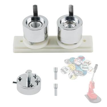 Imagem de Happizza Molde Para Máquina De Botões 1"/25 Mm - Matriz Intercambiável Adequado Prensa Pinos Trilho Deslizante