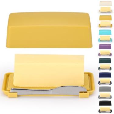 Imagem de Kyraton Manteigueira Com Tampa Para Bancada, Faca Multiuso De Aço Inoxidável, Recipiente, Presente Cozinha Esposa E Mãe