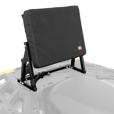 Imagem de KEMIMOTO Encosto Universal Para Quadriciclo Com Bolso De Armazenamento, Amplo E Confortável Quatro Rodas, Estrutura Aço Resistente Compatível Polaris Suzuki Kawasaki Can Am Grizzly Fourtrax