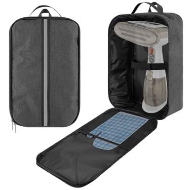 Imagem de Kingshion Bolsa De Armazenamento Portátil Para Vaporizador Roupas Externo Compatível Com Conair, Tecido Grosso Pulso, Cinza Escuro (Somente Bolsa)