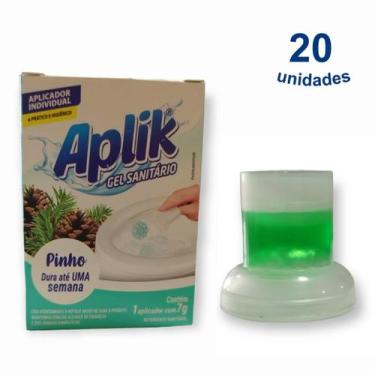 Imagem de 20 Gel Sanitário Adesivo Vaso Lavanda Marine Limão Floral Pinho Eucali