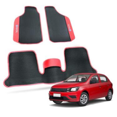 Imagem de Tapete para Gol 1981 a 2023 G1 G2 G3 G4 G5 G6 G7 G8 Borracha Preto com