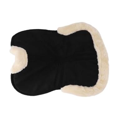 Imagem de Sela almofada cavalo memória espuma antiderrapante respirável alta densidade confortável apoio formação competição equitação poliéster preto