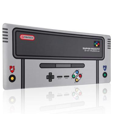 Imagem de FANTECH Tapete de mouse, tapete de mouse para jogos, superfície esportiva, grande, antiderrapante, base antiderrapante, tapete de mouse para jogos, escritório, casa, cinza