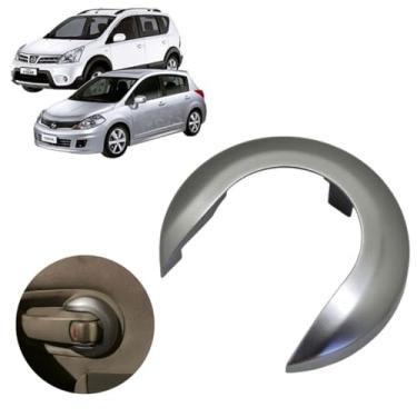 Imagem de Maçaneta Moldura Interna Porta Traseira E Dianteira Compatível Com Livina 1.6 2010 2011 2012 2013 2014