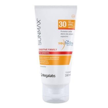 Imagem de Protetor Solar Sunmax Sensitive Family FPS 30 Gel Creme com 160ml