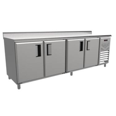 Imagem de Balcão Refrigerados Venâncio 250cm Linha Prime Inox Tampo Liso 220V PC