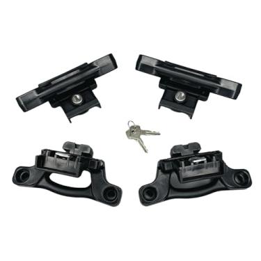 Imagem de predolo Amarrações para caçamba de caixa HL3J-9927740-ad Âncoras de fixação de metal de fácil instalação, grampos de substituição para caçamba F-350 Super