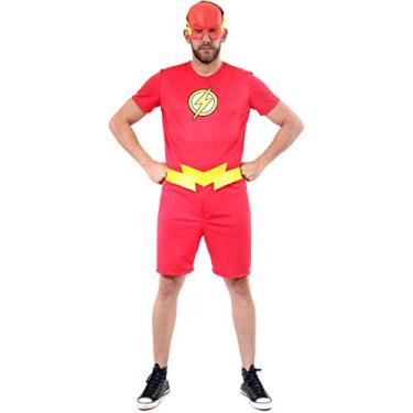 Imagem de Fantasia The Flash curto Adulto 945602 GG