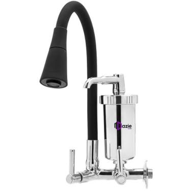 Imagem de Torneira Cozinha Gourmet C/ Filtro Parede Tubo Cone Flexível - Dazie M