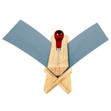 Imagem de ZJRDYYK Kit de suporte de encadernação de livros com furador, suporte de perfuração para encadernação para artesanato de livros DIY, superfície lisa polida