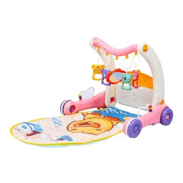 Imagem de Tapete Infantil de Tecido com Acessórios, à Pilha (Rosa)