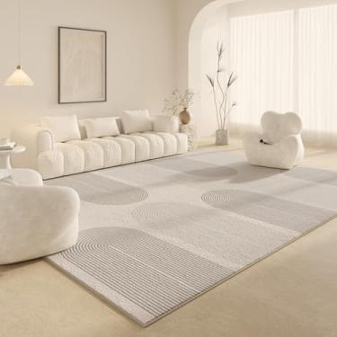 Imagem de Tapetes para sala de estar, decoração de quarto, tapete grosso, lavável, macio e fofo (200x250 cm/D)