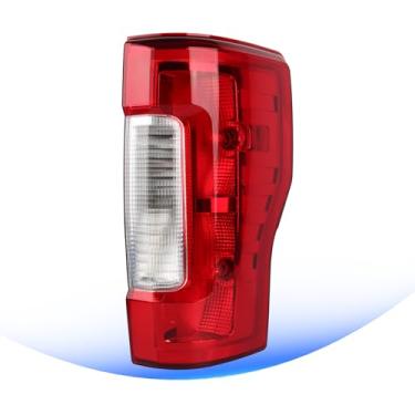 Imagem de Luz traseira compatível com Ford F250 F350 Super Duty 2017 2018 2019 tipo halogêneo sem ponto cego, montagem de lâmpada de freio de seta traseira substitui OEM # HC3Z13404D (lado direito do passageiro
