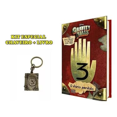 Imagem de Livro Gravity Falls - Diário 3 + Chaveiro Diário 3 Em Metal