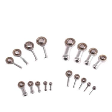 Imagem de 6-18 mm de diâmetro prata macho fêmea rosca única junta haste extremidade oscilante eixo de rosca esquerda direita (M12, macho direita)