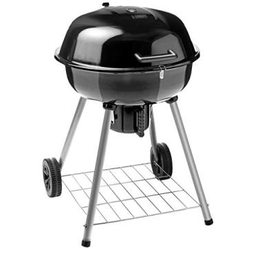 Imagem de Grelha redonda de tamanho grande para casa, jardim, carvão, fogão, ferramenta de churrasco selvagem, churrasqueira