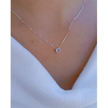 Imagem de Colar Ponto De Luz Caixa Alta - Dona Amora 