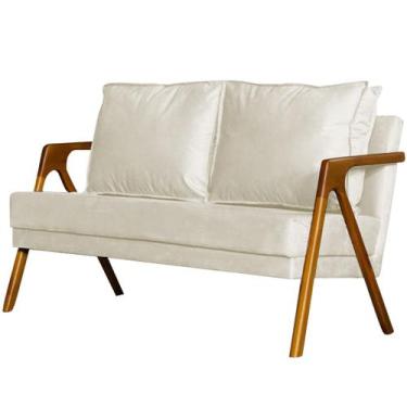 Imagem de Namoradeira Decorativa 2 Lugares Marilia Linho Divini Decor - Las Pati