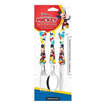 Imagem de 2X Conjunto De Talheres Personagens Infantil Garfo Faca Colh