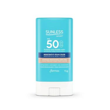 Imagem de Protetor Solar Bastão Rosto Sunless Sport FPS 50 Camada Protetora com Cor 15g