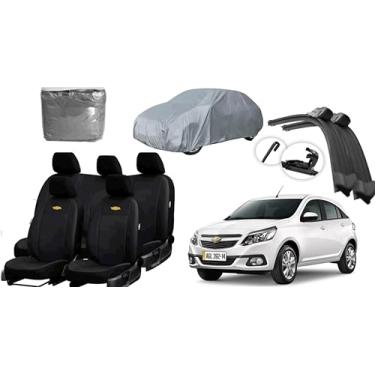 Imagem de Capa de couro +Capa de cobrir + Limpador de para - brisa -Gm agile 09-16