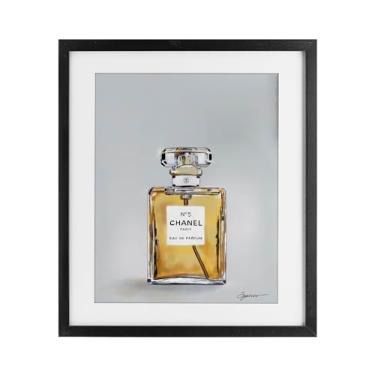 Imagem de Stupell Industries Impressão emoldurada de bétula de perfume de luxo elegante sob vidro, design de Mary Sparrow, 21 x 17