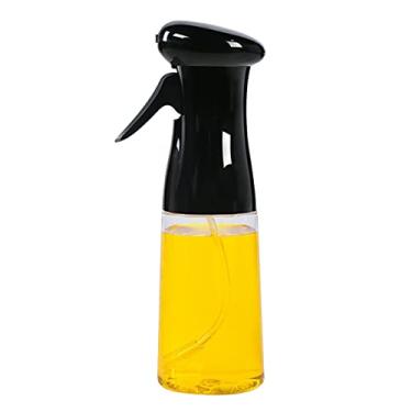 Imagem de Sprayer Mister de Óleo Oliva 220mL Dispenser Recarregável para Cozinha Churrasco Salada Assar Torrar Grelhar Garrafa em Vidro Transparente à Prova Vazamento Multiuso Fácil Usar