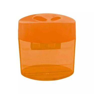 Imagem de Apontador com Depósito Escolar Duplo B2020 - Bazze, Laranja