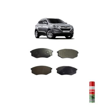 Imagem de Kit Pastilha Freio IX35 2.0 16V 11>Sonata/Tucson 10>Sportage 11>Diant + Wurth Anti Chio 300ml