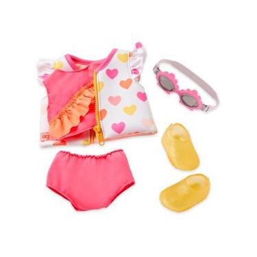 Imagem de Conjunto de Roupa Our Generation Maiô e Acessórios