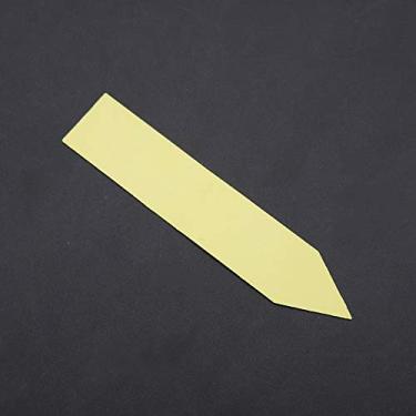 Imagem de ZAWELIYO Etiquetas de Sementes de Plantas Marcador Impermeável Durável para Etiquetas de Estacas de Jardim de Vasos de Flores, 100 Unidades Branco Amarelo Verde Rosa, Reutilizável Ecológico para