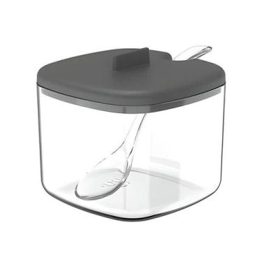 Imagem de Açucareiro com Colher Break 200ml AC450 - Ou, Cinza Chumbo