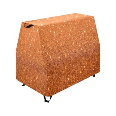 Imagem de Qilmy Orange Color Pattern Kids Water Table Cover, Duty Waterproof Patio Table Covers for Outdoor Toddler Splash Tables, UV Resistant & Dustproof Play Table Protector, Cover Only