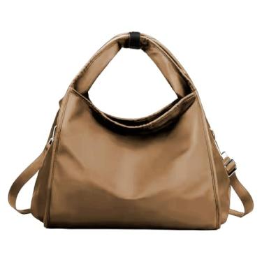 Imagem de Bolsa De Ombro Feminina Sacola Espaçosa Moderna Trabalho Passeio Faculdade (CAQUI)