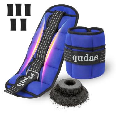 Imagem de Qudas Colete ponderado de marca alemã para mulheres e homens, 4,5 kg/5,4 kg/7,3 kg/colete de peso com faixa refletiva para treino, treinamento de força, corrida, fitness, musculação, perda de peso