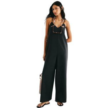 Imagem de Macacão Longo Hering Evasê com Linho-Feminino