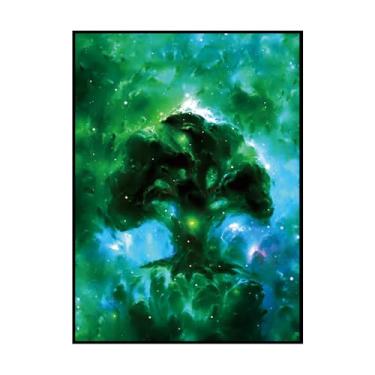 Imagem de 120 peças Magic 66 x 91 mm protetor de cartas tamanho padrão jogo de tabuleiro capa fosca cartas colecionáveis (verde)