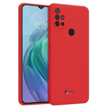 Imagem de Capa Silicone Aveludada para Motorola Moto G10 / G20 / G30 | Case Flexível com Proteção de Câmera (Vermelho)