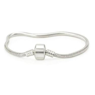 Imagem de Pulseira Berloqueira Prata Legitima 925 16 Cm Á 21 Cm - Lojas La&Amp;N