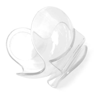 Imagem de Ainoli 1Pcs Transparente Clipe para bola de tênis Suporte para bola de treinamento de tênis de plástico (Branca)