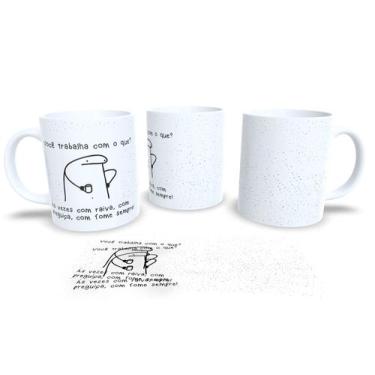 Imagem de Caneca de Porcelana Personalizada Flork Frases Engraçadas, Divertidas 