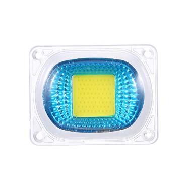 Imagem de Chip de Luz LED COB Alta Potência 50W com Integração Lente Kit Lâmpada Economizadora Energia e Sem Pisca para Projetos Refletor Portátil Aquário