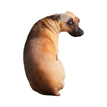 Imagem de Almofada De Cachorro 3D Fofa E Realista De 20CM, Brinquedo De Animal E