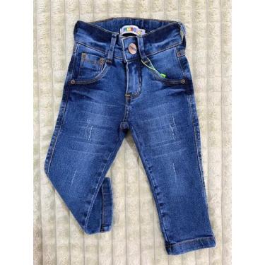 Imagem de Calça Jeans Infantil Masculina com Lycra  Confortável e Flexível  Tama