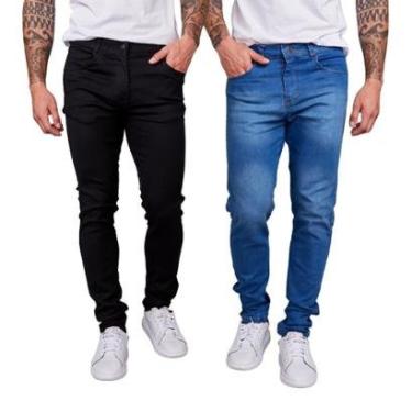 Imagem de Kit 2 Calça Masculina Jeans Skinny-Masculino